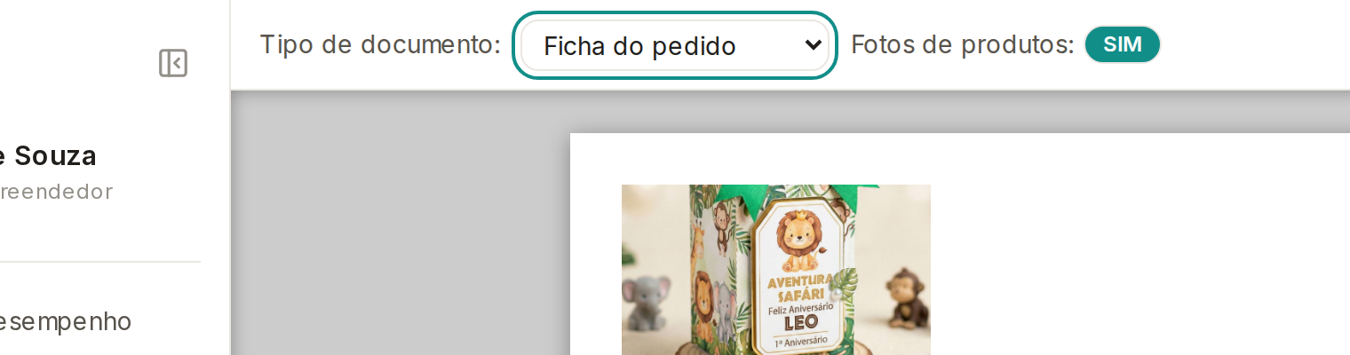 Tela do Calcularte com o elemento deste passo em destaque, em /pedidos/[num]/documentos/[tipo]